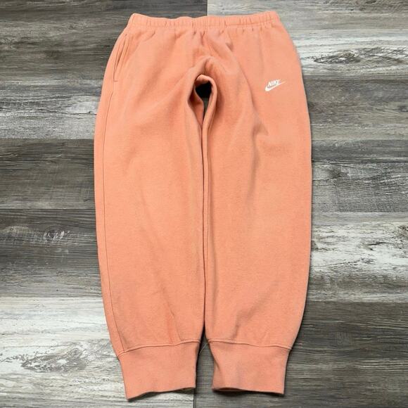 Nike Sportswear Club Fleece Peach Mens M Athletic Training Workout Jogger Pants - Picture 1 of 13